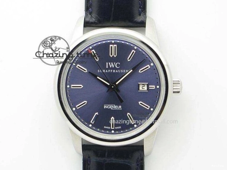 MIROTIME 0808 Portofino Automatic SS FKF 1:1 Best Edition White Dial RG Markers on Black Leather Strap A Stretchable 7141
